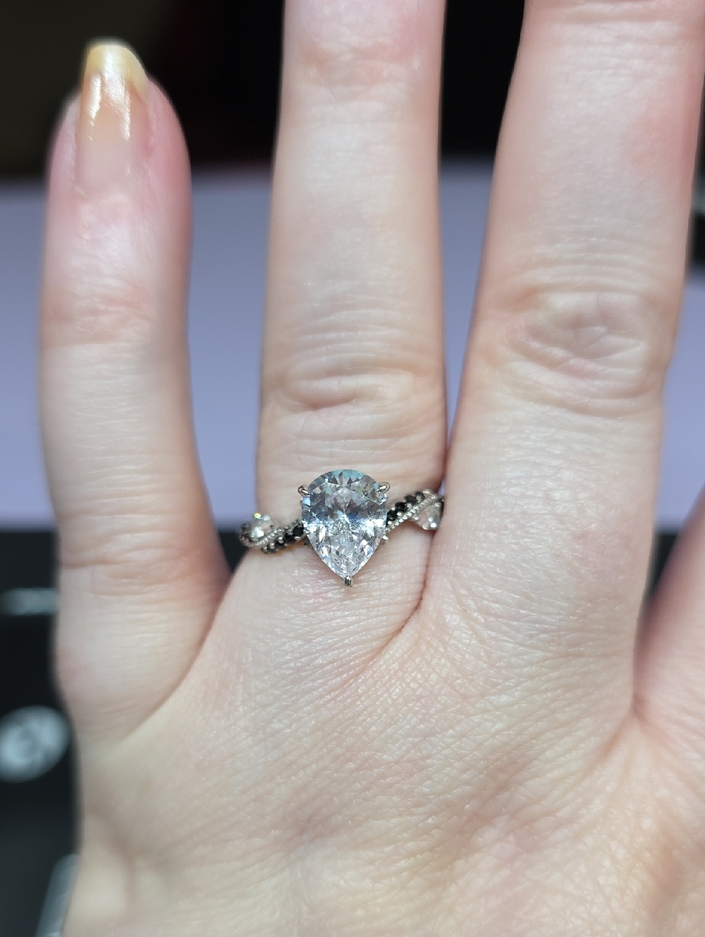 Pear Cut Engagement Ring